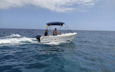 Alquiler de barco sin licencia en Las Galletas