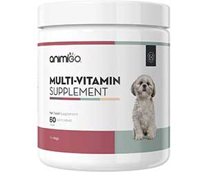 Suplemento multivitamínico para perros con glucosamina y condroitina - Animigo