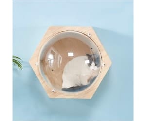 Cueva de pared para gatos con original diseño tipo nave espacial - xiaofeng214