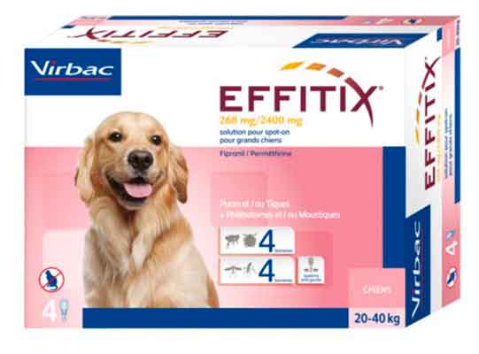 Pipetas Effitix para perros - Antiparasitarias