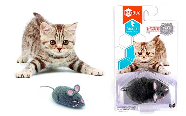 Ratón robótico de juguete para gatos - Hexbug Nano