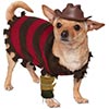 Disfraz de Freddy Krueger para perro - Horror-Shop