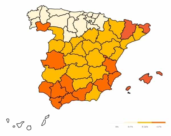 Incidencia Leishmaniosis en España