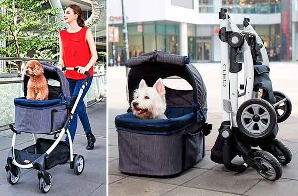 Carrito multifuncional para perros pequeños y medianos - Innopet Buggy Cleo