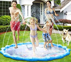 Alfombrilla "splash pad" para jugar y refrescar a los perros en verano - Fostoy