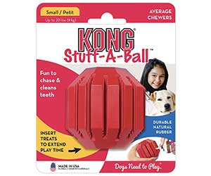 Pelota dental interactiva para perros - KONG Stuff-A-Ball