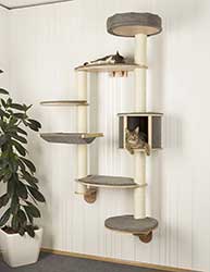 Estantería para gatos tipo árbol de pared - Kerbl