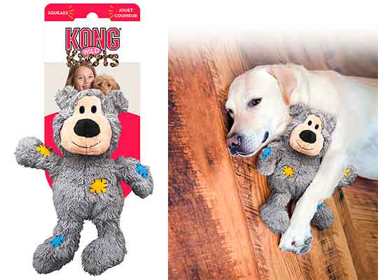 KONG Wild Knots: Oso de peluche para perros