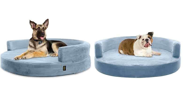 Sofá-cama para perros ortopédico y redondo - Kopeks