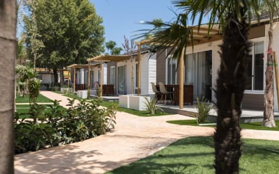 Los Llanos - Camping con bungalows en Alicante para ir con perros