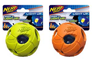 Pelota con luz para perros - Nerf Light Up