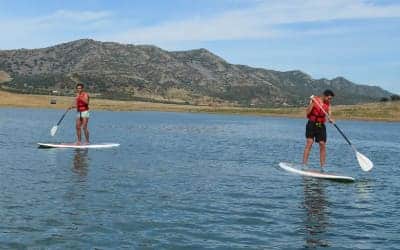 Paddle surf en el embalse de Alange