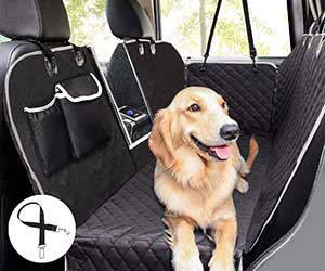 Funda para perros con ventana para los asientos traseros del coche - Pecute