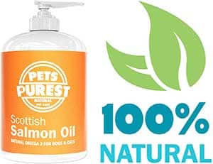 Aceite de salmón escocés para perros y gatos (100% Natural - Pets Purest