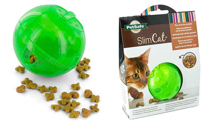 Bola de alimentación y juguete para gatos - Petsafe SlimCat