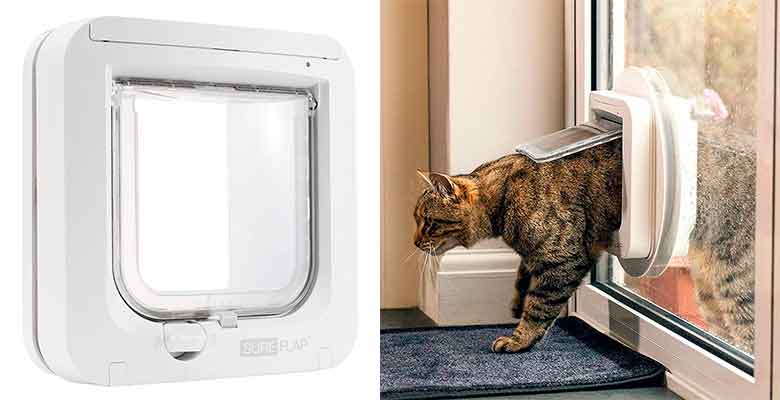 Gatera SureFlap - Puerta para perros y gatos con microchip