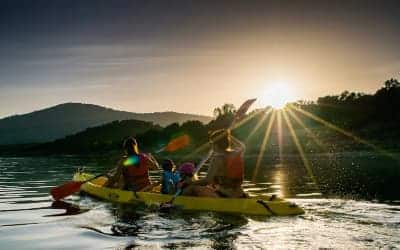 Tour en kayak por el embalse de Plasencia