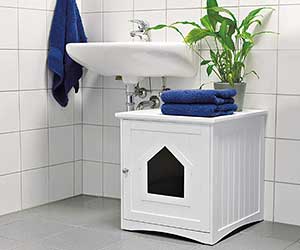 Mueble de baño para el arenero del gato - Trixie