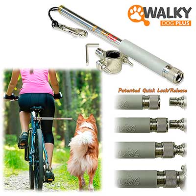 Sistema manos libres con correa para pasear con perros en bici - Karlie WalkyDog Plus