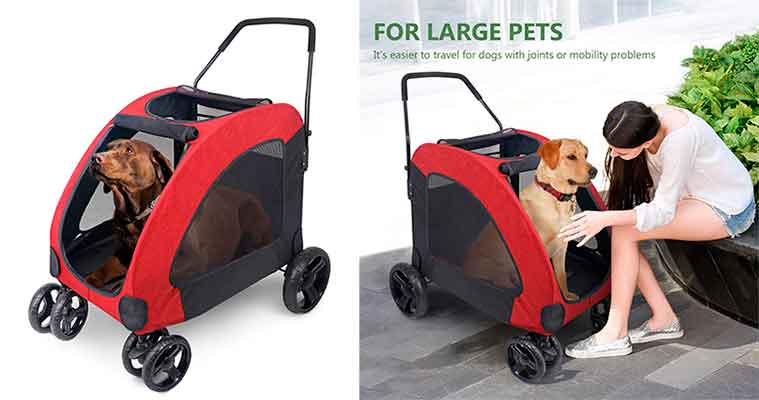 Carrito para perros grandes - Wooce Pet