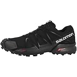 SALOMON Speedcross 4, Zapatillas Hombre, Black Metallic, 40 EU