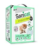 SANICAT Evolution Kitten, Arena de Gato Aglomerante - 6L