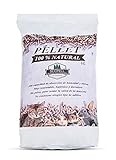 Secpell Arena para Gatos y Pájaros, Lecho para Conejos Vegetal de Virutas de Madera, Pellets para Mascotas y Roedores 14 L / 8Kg (1 Saco)