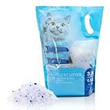 Nobleza - Arena para Gatos de sílice Camada para Gatitos de Gel de Diamante 3.8L Absorbente, Cómodo Biodegradable