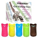 SEGMINISMART Hierba Gatera Juguete, Juguetes del Catnip, Interactivos para Gatos, Dientes para Masticar limpios, Juguete de gatol para Todos los Gatos y Gatitos Adecuado