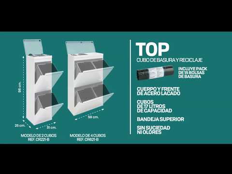 Cubo de basura y reciclaje Arregui TOP