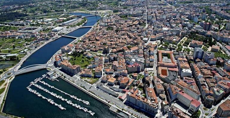 Pontevedra desde el cielo